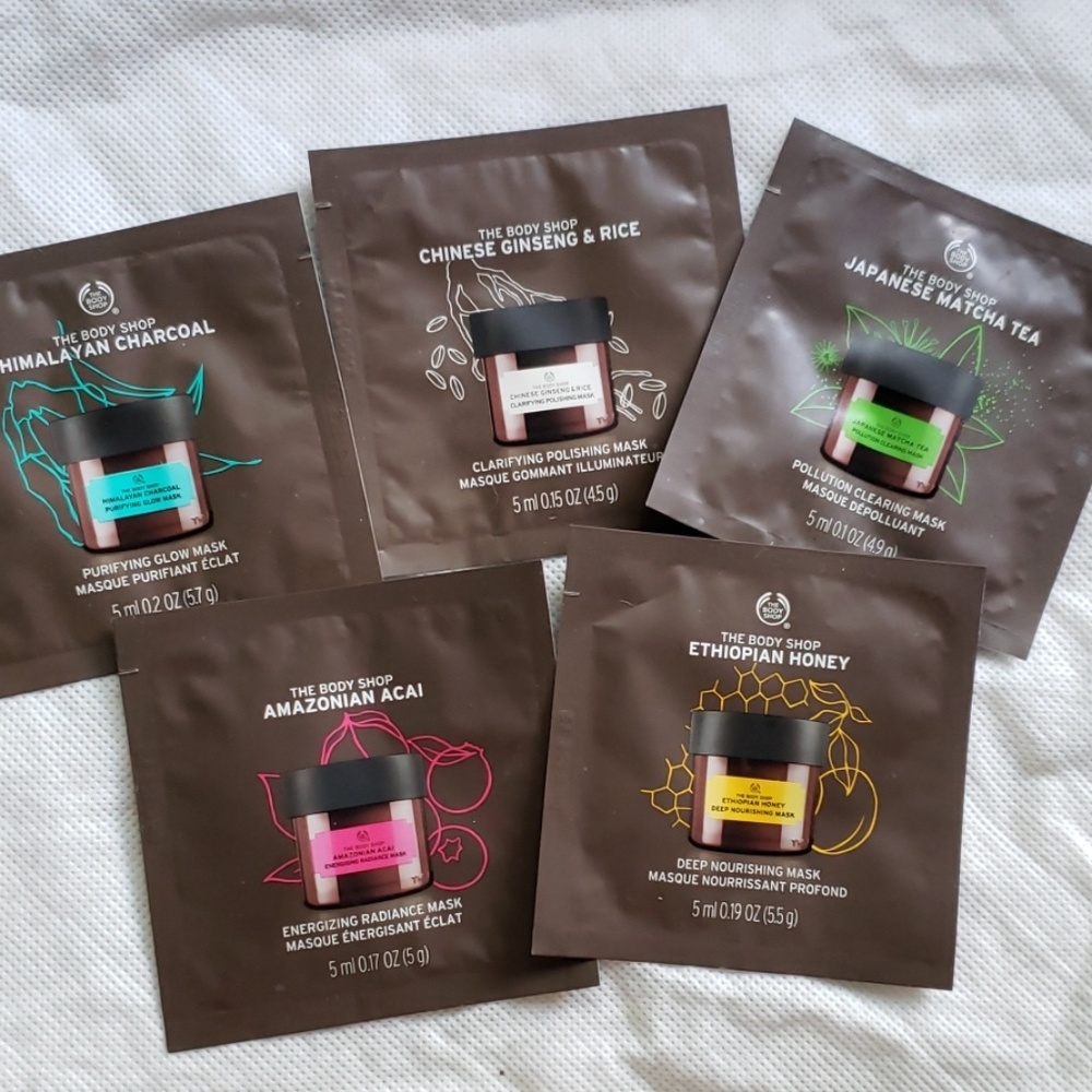 The Body Shop face masks